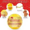 Blosssound 4 Pack Christmas Putty Toys Christmas Stocking Stuffers for Kids Teen Girls Boys 4 5 6 7 8 9 10 11 12 Year Old Winter Holiday Xmas Classroom Gifts Green Red Goodies Bag Favors