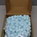 PATIKIL 1inch Pom Poms for Crafts, 500pcs Small Pompoms for Crafts Mini Puff Balls Bulk High Elasticity Fuzzy Balls for Hats Christmas Art DIY, Light Blue