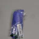 Tainehs Women's Push Up V Neck Bikini Tops Criss Cross Back Padded Bathing Suit Top Only Blue M