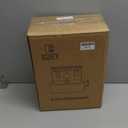 Glass Coffee Canister Set with Shelf & Spoon 2 Piece Coffee Containers for Coffee Bean Storage Airtight Seal, Coffee Bar Accessories Filter Holder for Kitchen Organization