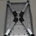 Foldable Step Stool, Adjustable Step Stool with a Non-Slip Platform, Step Ladder with Thick Rubber Feet for Adults or Children in Kitchen, Bedroom, Office, Rv, 330 Lbs Capacity