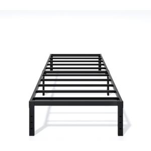 LUMUNANCE Metal Bed Frame Twin Size - 14 Inch Heavy-Duty Twin Platform Bed Frame No Box Spring Needed, Easy Assembly, Noise-Free, Sturdy Mattress Foundation, Underbed Storage Space