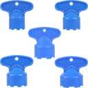 BOETOADG 5 Pcs Faucet Aerator Key Removal Wrench Tool with 5 Sizes M16.5, M18.5, M21.5, M22.5, M24 Recessed Aerator Key Sink Aerator Wrench for Bathroom Kitchen Sink Faucet Aerator Removal Tool
