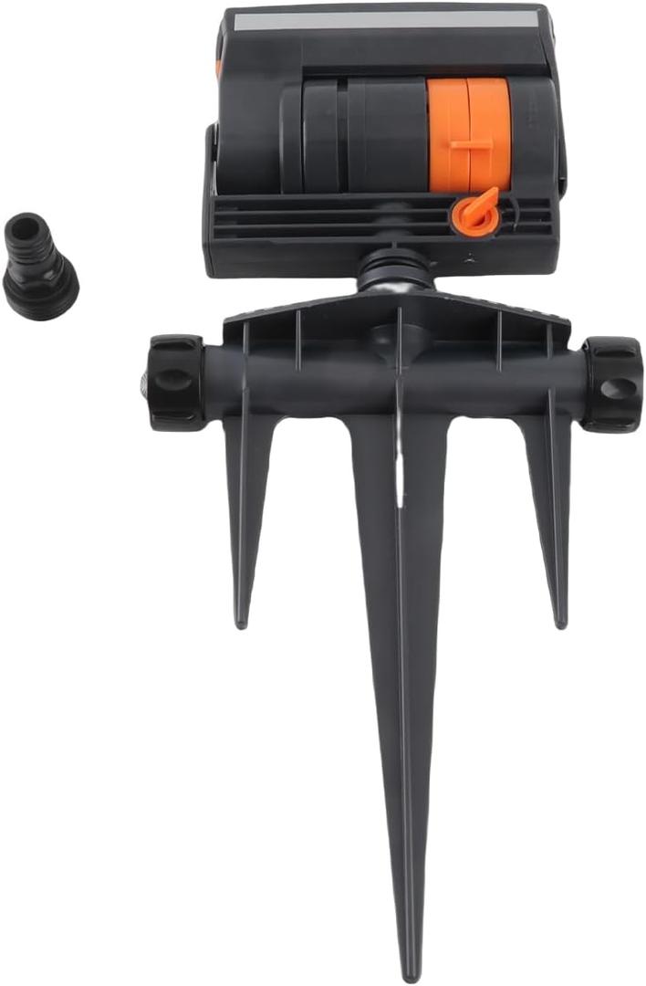 Lawn Sprinkler for Yard 16 Hole Automatic Oscillating Sprinkler 4 Spraying Modes Adjustable Water Flow Rate Large Area Coverage Sprinklers Water Sprinkler System for Home Garden