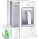 Gevi Adella Nugget Ice Maker Countertop with 1 Gallon Side Tank, 40lbs/24H Nugget Ice Machine with Self-Cleaning, Pellet Ice Maker with Leak-Proof Ice Basket,White