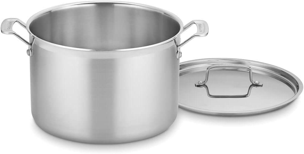 Cuisinart MCP66-28N MultiClad Pro Stainless 12-Quart Skillet, Stockpot w/Cover
