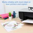 2 x ZEAYEA 200 Sheets White Cardstock Paper 8.5 x 11 Inch, 180 GSM Thick Printer Paper for Office Printing, Invitations, Menus, DIY Cards, Crafting, Scrapbook Supplies