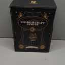 Kitchen Knife Set with Block: 15-Piece German Stainless Steel with Dual Sharpener for Beginners - Covers 95% Kitchen Tasks - Black Full-Tang Ergonomic Handle, Dishwasher Safe, Easy to Use