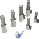 U760E U760 7PCS Transmission Solenoid Valve Kit 6-Speed Compatible With TOYOT-A Camr-y Highlander Sienna LEXUS RX350 RX370
