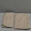 Fitable 2 Pack Faux Linen Rectangle Tablecloths: Waterproof Stain Resistant Wrinkle Free Textured Table Cloth, Washable Burlap Fabric Table Cover for Kitchen Dining Party, 52x70 Inch, Nature