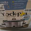 Crock-Pot SCCPVL600S Cook' N Carry 6-Quart Oval Manual Portable Slow Cooker, Silver