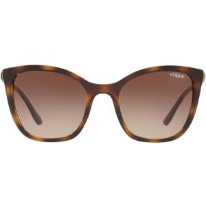 Vogue Women VO5243SB 53 Sunglasses 53mm (Dark Havana/Brown Gradient)
