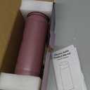 Travel Electric Kettle Portable Mini Kettle,316 Stainless Steel 16.91Oz,Small Hot Water Boiler with 4 Temperature Settings,Fast Boiling Water with Auto Shut-Off and Boil Dry Protection(Cranberry)