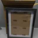 KINLINK 10x12.5 Kids Art Frame Set of 2, Solid Wood Kids Artwork Frames Changeable with Front Opening Hold 150 Pictures, Art Frames for Kids Art with Mat，without Mat 10x12.5 Picture Frame Black Wood