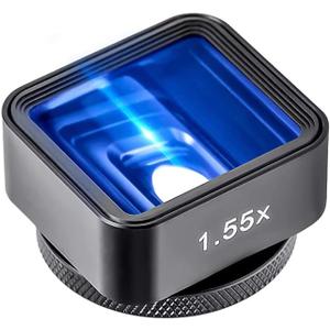 1.55X Anamorphic Lens for iPhone 12 Pro Max Phone Movie Lens Shot by FilmicPro Smartphone Filmmaking Cinematic Deformation Lens