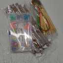 Exquiss Bamboo Knitting Needles Set, 18 Pairs Circular(31.5) Wooden Knitting Needles with Colored Plastic Tube, 36PCS Single Pointed Bamboo Knitting Needle(9.5), Include Knitting Tools for Weaving