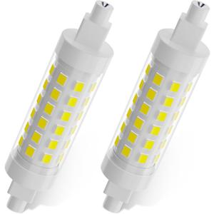 R7S LED Bulb Dimmable 120V 100W 78mm T3 J Type Halogen Bulb Equivalent,3.07 inch Long Double Ended Floodlight Bulbs for Work,Security,Landscape Lights,Floor Lamps,Daylight White 5000K,2 Pack