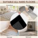 2 x BALEINE 12PCS Rug Tape, Double Sided Non Slip Rug Gripper for Hardwood Floors, Reusable Gripper Prevent Sliding, Washable Carpet Tape for Area Rugs (Rectangular)