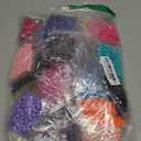 4200Pcs Pony Beads Bulk, 28 Colors Rainbow Pony Beads for Hair Braiding, Plastic Beads for Craft Bracelets Making, DIY Projects