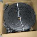 4 inch Tall Landscape Edging Kit 120FT Garden Edging with 210 Spikes for Lawn Edging and Flower Beds (Black, 120FT)