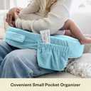 My Brest Friend Nursing Pillow - Deluxe - Aqua, 
Size	Deluxe
Item Weight	1.9 pounds
Item Dimensions L x W	23"L x 15.7"W