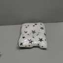 Unisex Pillow 13x9x2, Hypoallergenic Airmesh Breathable Cool 100% Cotton, Control Sweat, Ideal for Travel, Small, Car, Travel, MultiFunctual Small Decor Pillows (Star Design)
