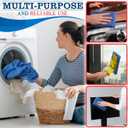 Huck Towels -12 Pack 24"x16.5" Cotton Blue Shop Towels - Large Cotton Rags for Cleaning, Reusable Cloths for Kitchen, Bar, Garage, Housekeeping | Absorbent Cleaning Cloths for Wiping & Polishing
