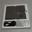 Wireless Charger iPhone, Fast Charging Station for Apple Watch, 3 in 1 Portable Charge Stand for Samsung Galaxy S24/S25 iWatch iPhone 16 15 14 13 12 Pro Max AirPods