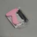 Stitch Gun for Clothes Handheld Stitch Gun Quick Clothing FixerSewing Kit Includes 1,000 Black Fasteners & 1,000 White Fasteners & 6 Needles (Pink)