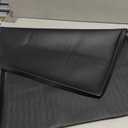 URMONA Waterproof Silicone Under Sink Mat 31'' x 22'' Shelf Liner for Kitchen and Bathroom, Cabinet and Counter Protector, Storage and Organizers, Litter Mat, Pet Cat Puppy Essentials(Black)