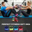 Adjustable Ankle Weights 1-3/4/5/6/8/10/12/15/20 LBS Pair with Removable Weight for Jogging, Gymnastics, Aerobics, Physical Therapy (Purple)