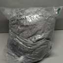 Fluffy Twin Comforter Set - Furry Grey Leaves Pattern Faux Fur Bed Set, Winter Ultra Soft Fuzzy Comfort Set, Velvet Bedding Set for Bed with 1 Pillow case (Twin(68"x88"))