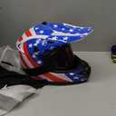 Youth Kids Dirt Bike Helmet for Boys & Girls,F001 Full Face Motorcycle Helmet for Off-Road ATV Street Riding Four Wheeler Mountain Bike with Goggles Gloves,DOT Approved (Large, Great USA)