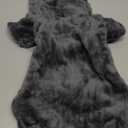 SUNFURA Sweaters for Cats, Hairless Sphynx Sweater Kitten Pullover with Sleeves, Warm and Soft Cat Pajamas Fleece Sweatshirt Jumpsuit, Turtleneck Clothes for Fall Winter, Grey L