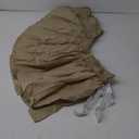 Wrap Around Dust Ruffle Bed Skirt - Beige - for Full Size Beds with 15 Inch Drop - Easy Fit Elastic Strap - Adjustable Pleated Bedskirt w/Brushed Fabric - Wrinkle Free - for Women, Men, Kids & Teens