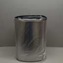 BestOffice | 13 Gallon Trash Can with Lid | Automatic Touchless Garbage Can | Odor Control | Modern Oval Design | Easy to Clean | Stainless Steel | Fits Any Kitchen, Bathroom, Office or Home