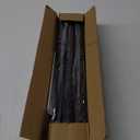 Shower Curtain Rod Adjustable 43-78 inch, 1"Diameter Spring Tension Curtain Rod No Drill, Anti-Rust Non-Slip Shower Rod, Black Shower Curtain Rod for Bathroom Tension