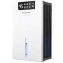 KeepGlad Dehumidifier, 98OZ Dehumidifiers for Home(1000sq.ft), Humidity Display Dehumidifier for Basement Bathroom Bedroom, Auto Shut Off, Washable Filter, Drain Hose, Timer, 7 Ambient Lights, Gray