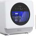 Silonn Portable Countertop Dishwasher with App Control, Mini Dishwasher with 5L Water Tank for Apartments/RVs No Hookup Needed, Dish washer with 8 Wash Programs 4 Place Settings Auto Air Dry