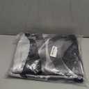 weesire Black and Grey Blackout Curtains Modern Striped Decorative 100% Light Blocking Darkening Grommet Grey Curtain for Living Room Villa, Bedroom Gray and White 2 Panels Set, 52x84 Inches