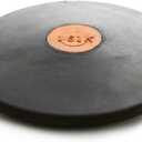 Offical Black Rubber Discus - 1.6K, 12 PCS
