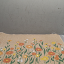 LUMI Spring Floral Door Mat, Low Profile Thin Mesh Doormats, Dirt Trapper Stain Resistant Welcome Mats, Waterproof Outside Mat for Home Decor, 24"x35", Daisy