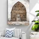 Yihui Arts Famrhouse Wall Art with Textured Old Barn Paintings Modern Abstract Rustic Artwork for Living Room Bedroom Bathroom, 40"L x 28"W