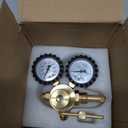 Nitrogen Regulator with 0-800 PSI Delivery Pressure, 60" Hose CGA580 Inlet Connection and 1/4'' Male Flare Outlet Connection