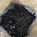 FMhotu #14 Heavy-Duty Wood Screws, Star Drive Deck Screws, Rust Resistant Timber Screws for Timber/Log/Landscaping Wood (4-1/2 Inch,500Pcs,Black)