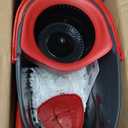 O-Cedar EasyWring Microfiber Spin Mop, Bucket Floor Cleaning System, Red, Gray, Standard