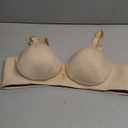Vanity Fair Women's Full Figure Beauty Back Smoothing Bra, 4 Way Stretch Fabric, Lightly Lined Cups 42B (Wirefree - Beige)