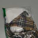 XS Dog Sweater with Leash Set D Ring Plaid Fleece Dog Clothes for Small Dogs Girl Boy Winter Pet Dress, Cold Weather Puppy Coat Winter Sweater for Chihuahua Yorkie Cat Puppy Costumes, XS