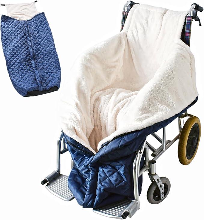 GFERTRE Lightweight Wheelchair Blanket with Zipper, Lambswool Wheelchair Warm Covers,Lap Blankets for Elderly,Holiday Winter Leg and Lower Body Gifts