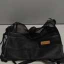 WLLWOO Car Net Pocket Handbag Holder Between Seats Back Storage Organizer Purse Holder for Console Front Seat Storage Barrier